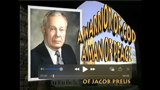 A Warrior of God A Man of Peace: The Life and Times of Jacob Preus 1974 Concordia Seminary Walkout