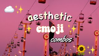 ✰Aesthetic emoji combos screenshot 5