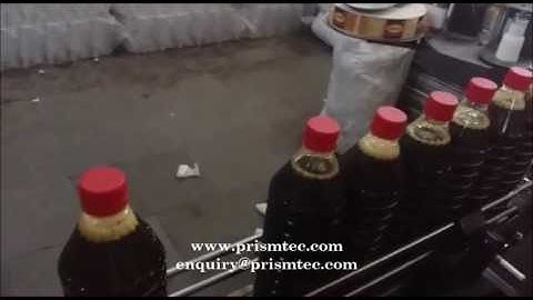 Edible Oil Filling Capping & Labeling Machine Line