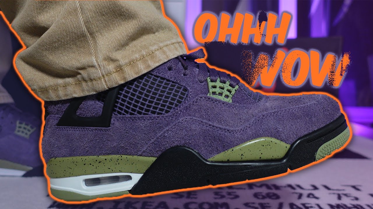 Why Are These Hated? Air Jordan 4 Retro Canyon Purple Review/On-Feet!!! -  YouTube