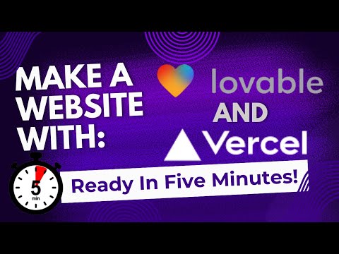 Build a Website with AI in 5 Minutes (Free & No Code) — Using Lovable + Vercel