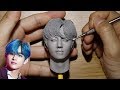 방탄 V뷔 피규어 제작 만들기 모든것  BTS V clay modelling