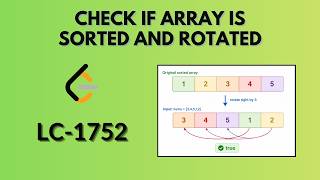 Check if Array Is Sorted and Rotated | Leetcode 1752 | Java | Hindi