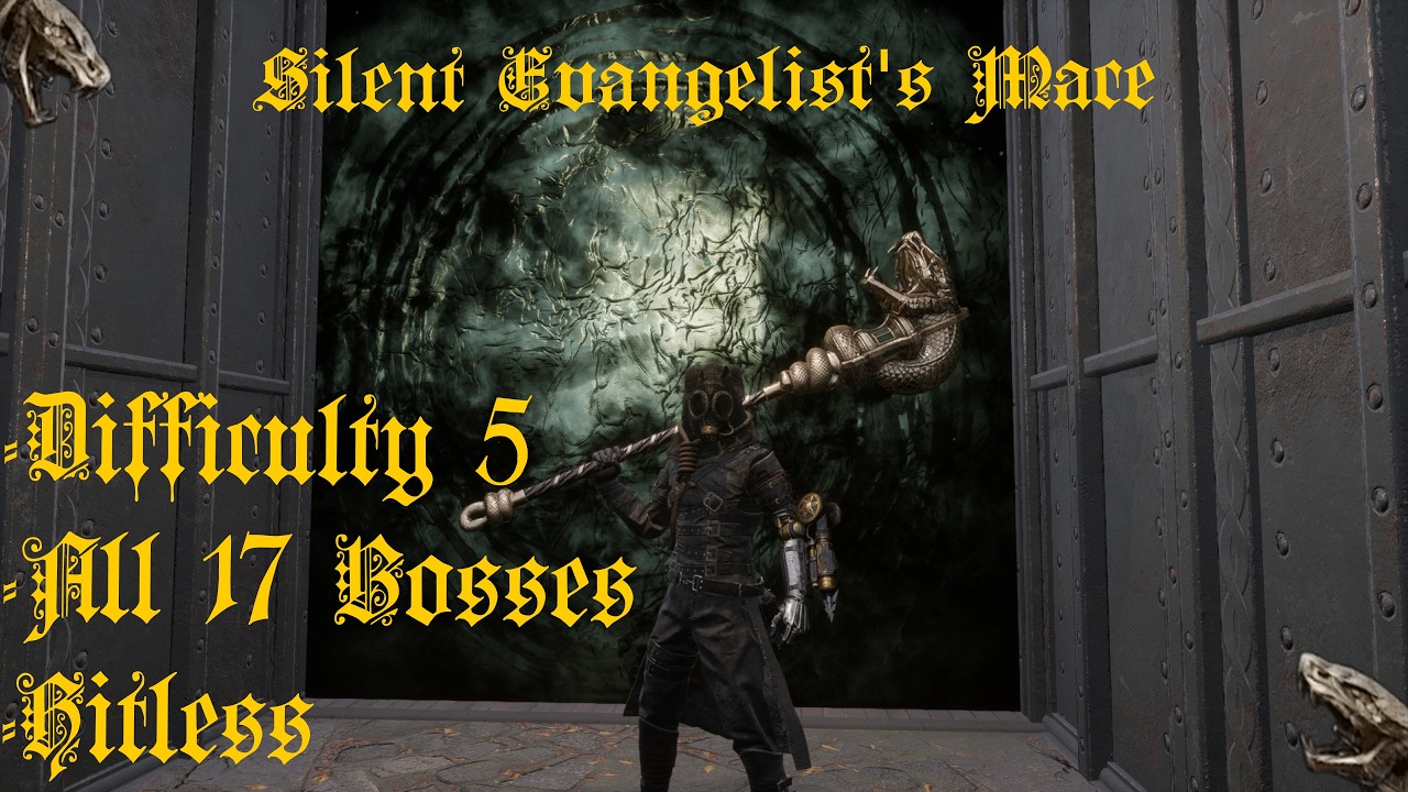 Silent Evangelist's Mace is SOMETHING ELSE... (Difficulty 5 Boss Rematch Hitless All Bosses Montage)