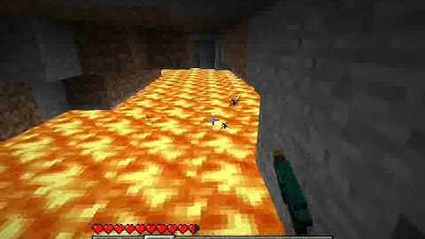 Minecraft Lets Play Fossils and Archaeology Episode 3 Part 2 The Cave of Lava