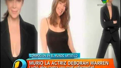 Muri la actriz Deborah Warren, tras luchar contra ...