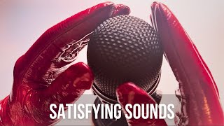 I Made Red Shiny Leather Gloves ASMR | Sensory Overload