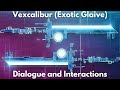Vexcalibur, Dialogue and Interactions (Exotic Glaive) [4K] - Destiny 2, Season of Defiance