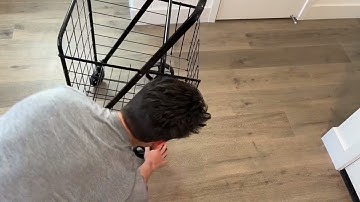 VEVOR Folding Shopping Cart, Jumbo Grocery Cart with Double Baskets Review