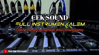 CEK SOUND FULL INSTRUMEN KALEM | Clarity banget penambah imun tetanggamu