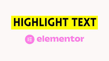 How to Highlight Text in Elementor (Without Plugin) 2022 | WordPress Tutorial 2022