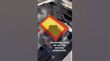 How to convert your Generac generator from natural gas to propane.