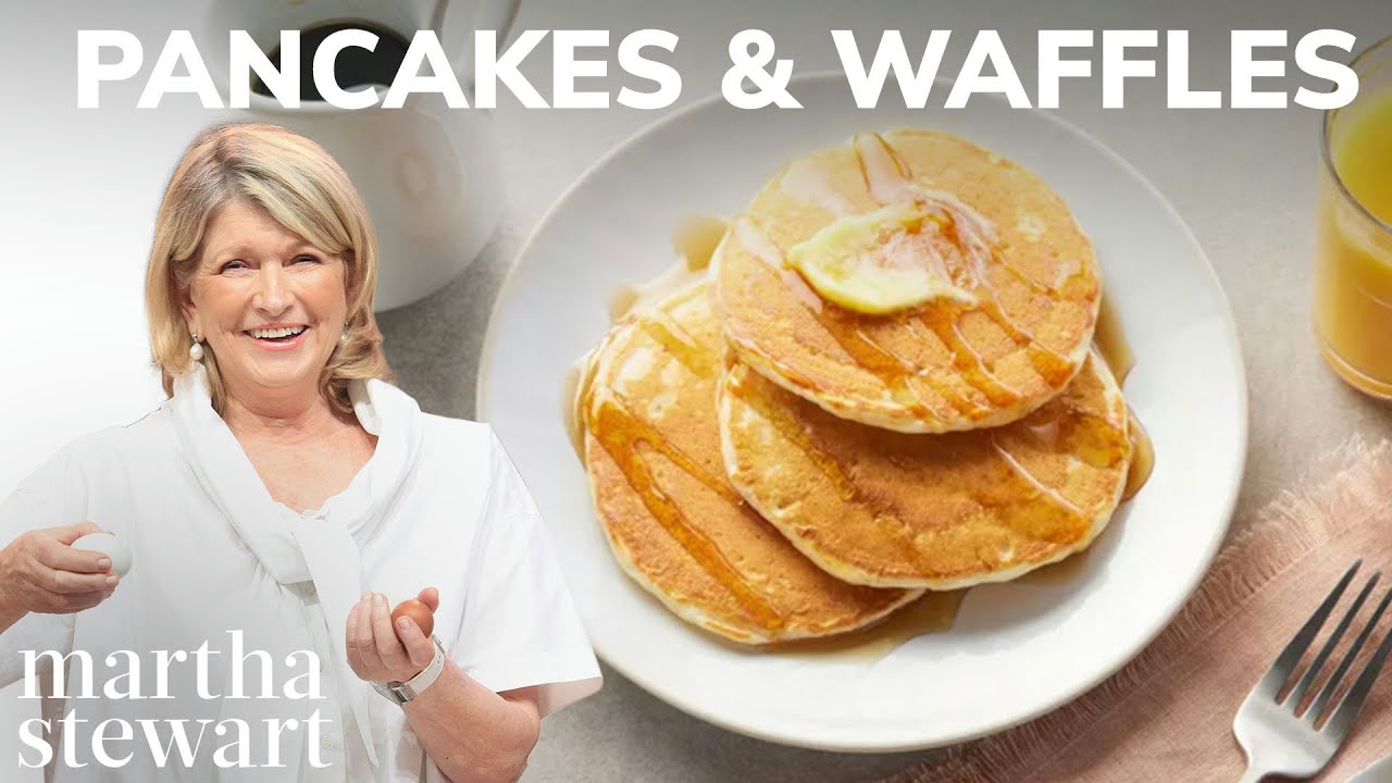 Martha Stewart's Best Pancake and Waffle Recipes | Swedish Pancakes, Cloud Pancakes, and Candy Bacon