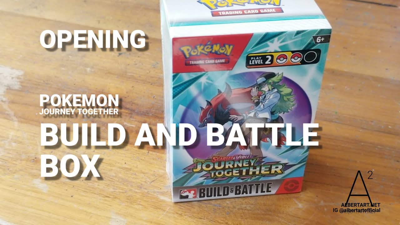 JOURNEY TOGETHER BUILD AND BATTLE BOX PACK OPENING UNBOXING #POKEMON #TCG #POKEMONCARDS #POKEMONTCG