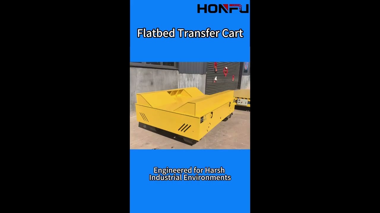 Heavy-Duty Flatbed Transfer Cart | Industrial Material Handling Solution | Shandong Honfu