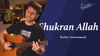 Video thumbnail of "Shukran Allah - Acoustic Guitar Instrumental Cover | Sonu Nigam - Salim Merchant | Radhit Arora"