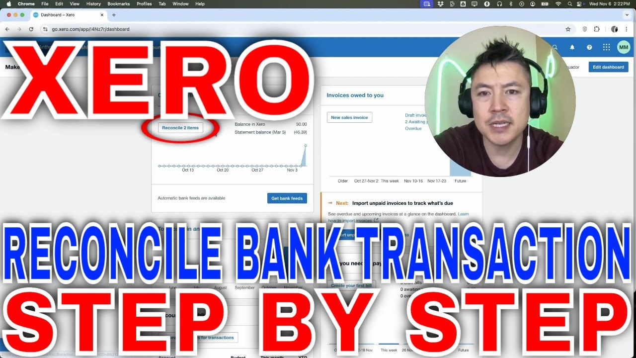 How To Reconcile A Bank Transaction In Xero 🔴 - YouTube