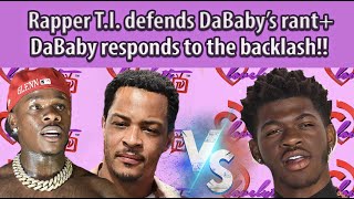 Famous Rapper T.I. defends DaBaby’s rant at Rolling Loud festival+ DaBaby responds to the backlash Profile
