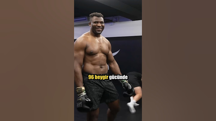 NGANNOU'NUN YUMRUK GÜCÜ
