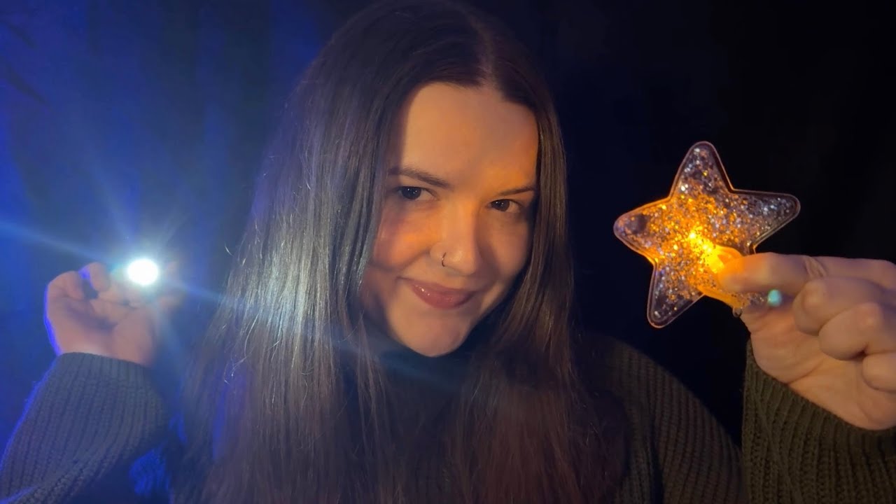 ASMR Следуйте моим инструкциям 🔦 🌟 Легкие триггеры (ГЛАЗА ЗАКРЫТЫ НА 19:10)