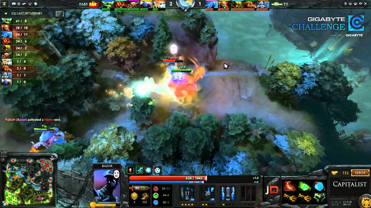 Team Tinker vs Fab5 - GIGABYTE Challenge - @DotaCapitalist