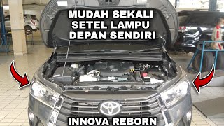 Cara membuka headlamp Innova || Tutorial ,gampang gan