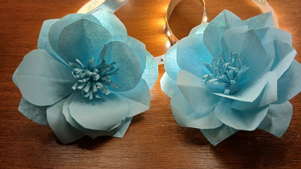 Beautiful Paper Flower Making Idea 🌸