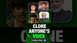 Free Ai Voice Clone | Kisi Ka Bhi Voice Clone Kaise Kare | How To Clone Anyone's Voice With Ai#short screenshot 3