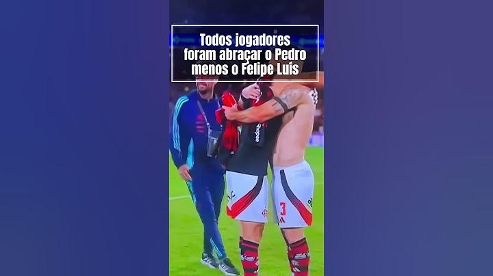 Felipe Luís não abraçou Pedro após o gol em Flamengo x Fluminense