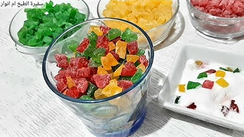 الفواكه المسكرة من قشور البطيخ اكتشاف 🍉🍡