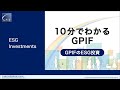 10分でわかるGPIF：GPIFのESG投資