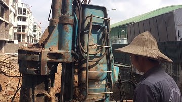 Ép nhổ cọc cừ larsen văng chống tâng hầm H hệ shoring Mr Thanh 0936197777