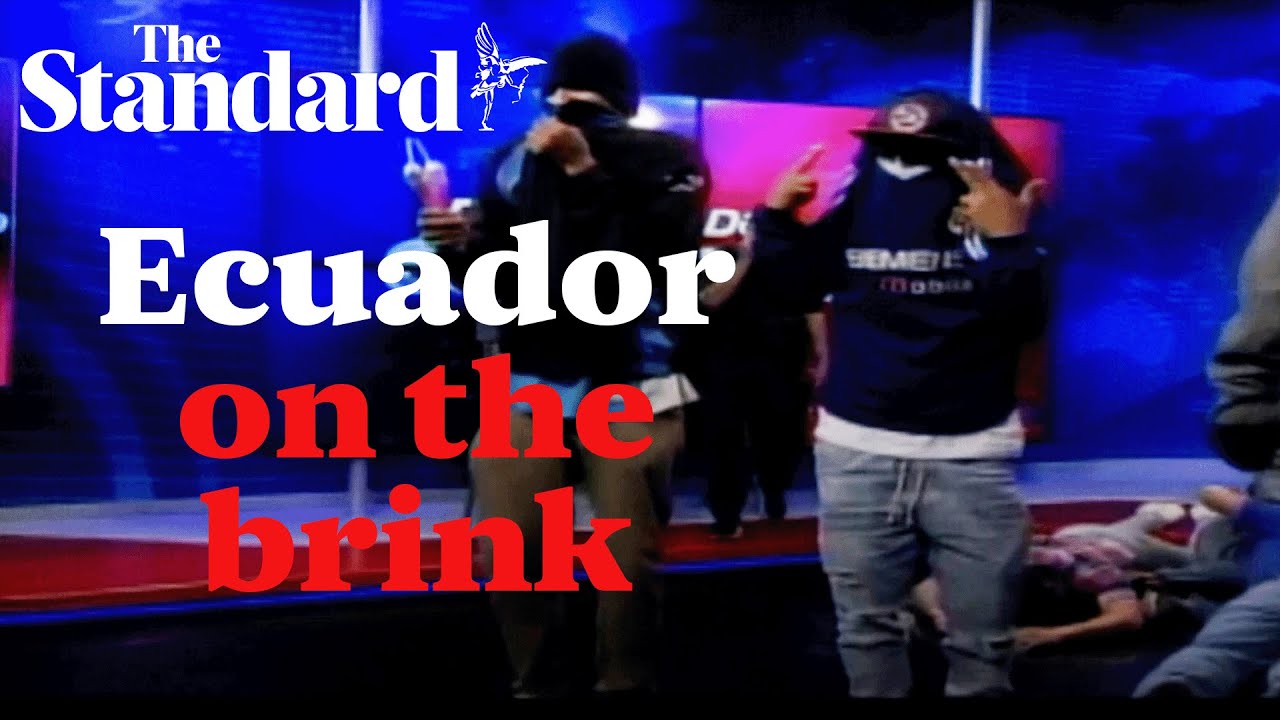 Ecuador gunmen storm TC Television during live show as gangs rampage after mobster escapes prison