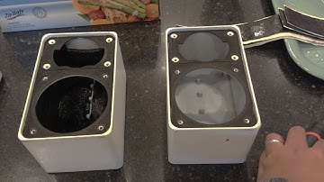 Radio Shack/Realistic Minimus 7 Cabinet damping comparison