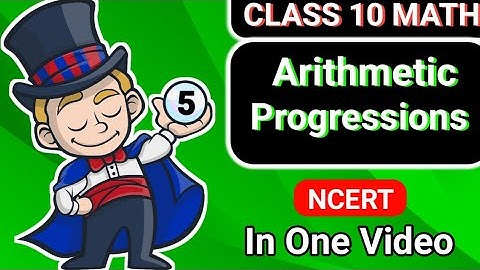 CBSE Class 10 Math Full Chapter 5 👉Arithmetic Progressions👉animated video By Knowledge Spark Academy