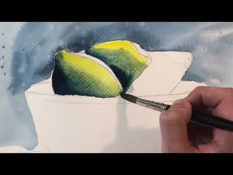 Video: Kako Naslikati Tihožitje V Akvarelu