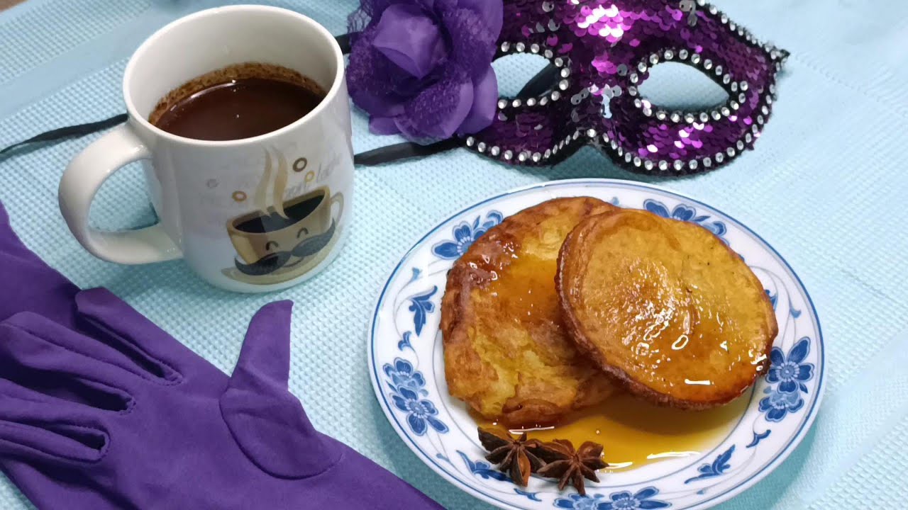 TORTILLAS DE CARNAVAL 🦹 receta TRADICIONAL  🍯☕ fáciles, rápidas y deliciosas.