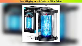 Minimoon Bug Zapper Outdoor Mosquito Zapper with Dual LED Light 4200V Fly Zapper 15W Electric Fly T