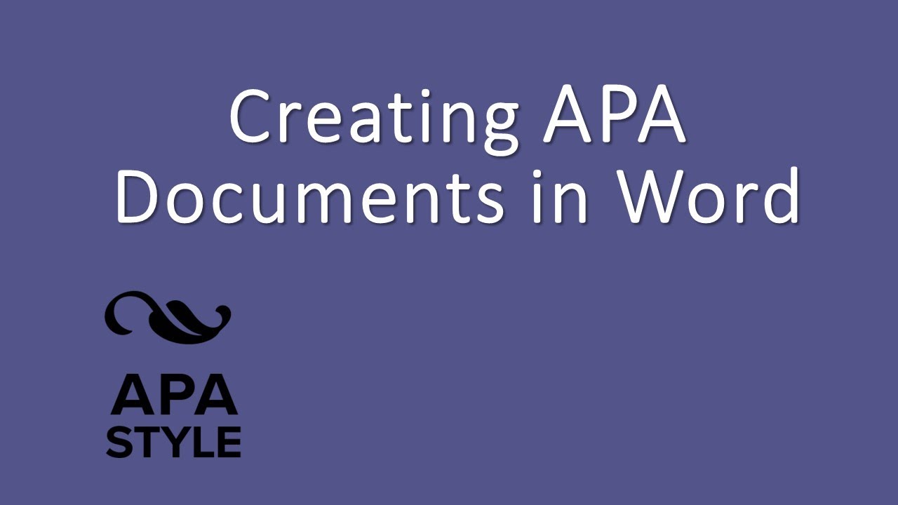 apa style 7th edition word template