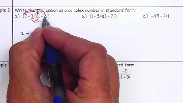 Algebra 2 - 4.4 Complex Numbers Part 1 of 3