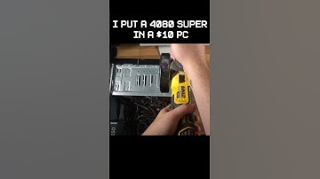 I tried to put a 4080 Super in a $10 Computer #budgetpc #gaming #computer #pc #4080 #rtx