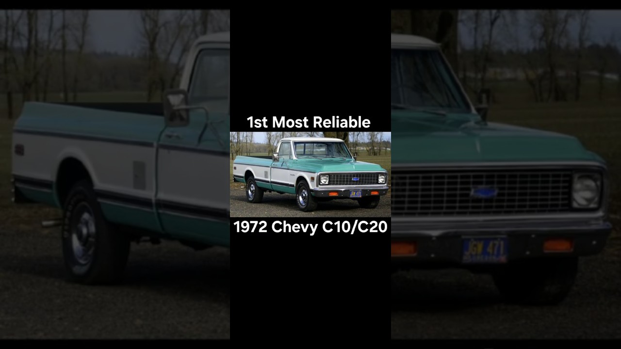 top 5 most reliable pickup trucks of 1972 