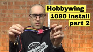 Hobbywing 1080 setup and install in a TRX4 Defender - Part 2