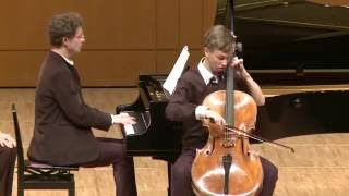 Jonathan Roozeman | Sarasate | Zigeunerweisen | 2013 Gaspar Cassado International Cello Comp