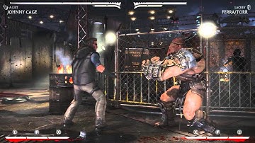 MKX Johnny Cage - Biggest Combos for All Variations (no xray)