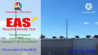 NBC EAS Required Weekly Test (June 10, 2026) (EAS Episode 16)