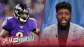 Full Lamar Jackson ranked No. 6 QB: Too high, too low, or just right | NFL | SPEAK FOR YOURSELF News