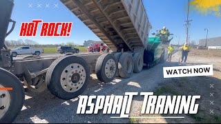 HOW TO DO ASPHALT IN DUMP TRUCK | OWNER OPERATOR DUMPING IN PAVER | HOW TO ENTER QUARRY SCALE