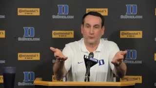 Coach K responds to Sulaimon questions