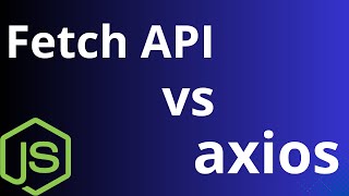 Использование Axios для работы в JavaScript | Замена Fetch API на axios в примере
